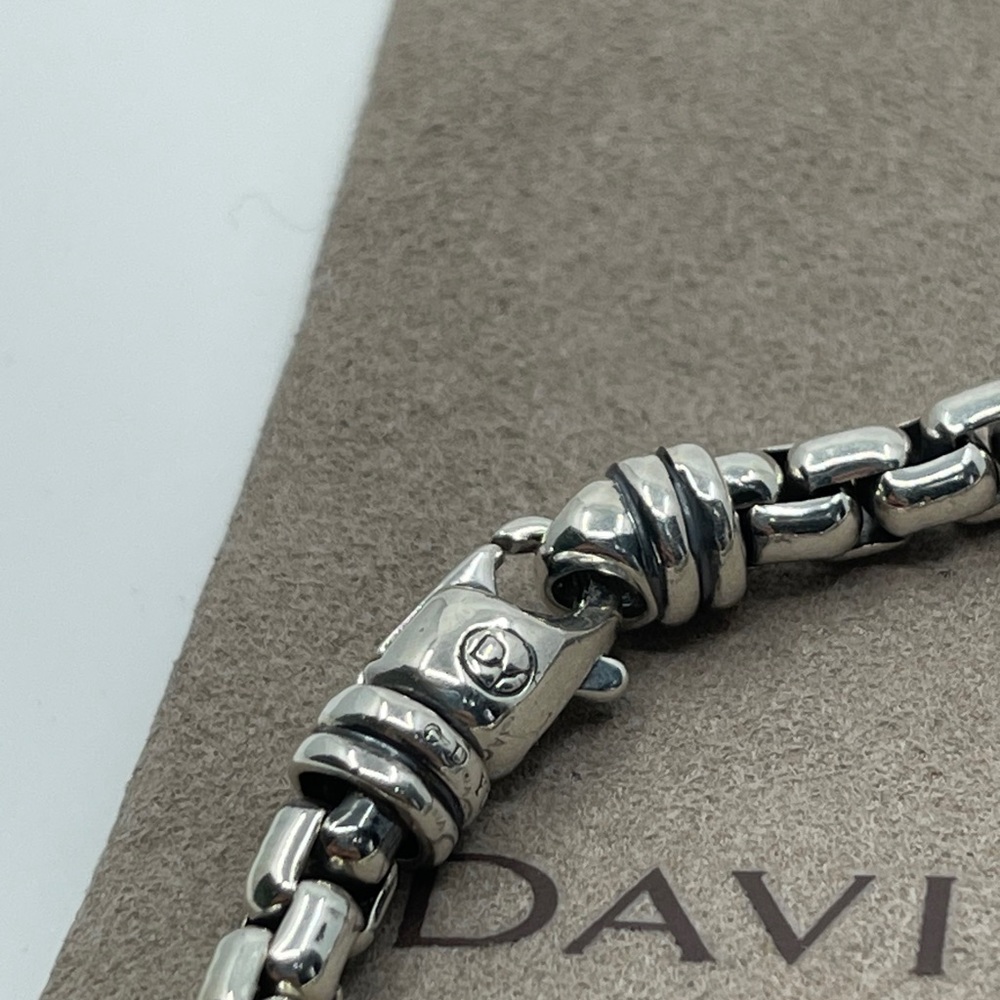 David Yurman Sterling Silver Cross Bracelet - Picture 4 of 5